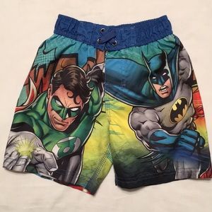 Justice League Super Heroes Swim Trunks Boys 2T